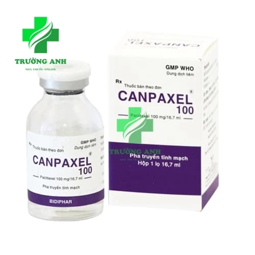Canpaxel 100 Bidiphar - Giúp điều trị ung thư phổi không phải tế bào nhỏ