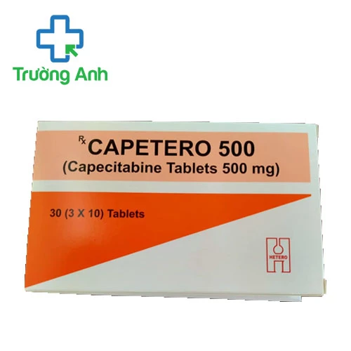 Capetero 500 - Thuốc điều trị ung thư đại trực tràng, ung thư vú