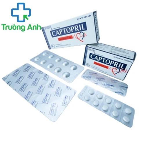 Captopril 25mg Khapharco - Thuốc điều trị tăng huyết áp của Khapharco