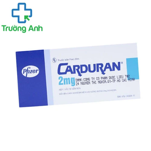 Carduran Tab 2mg - Thuốc điều trị tăng huyết áp hiệu quả