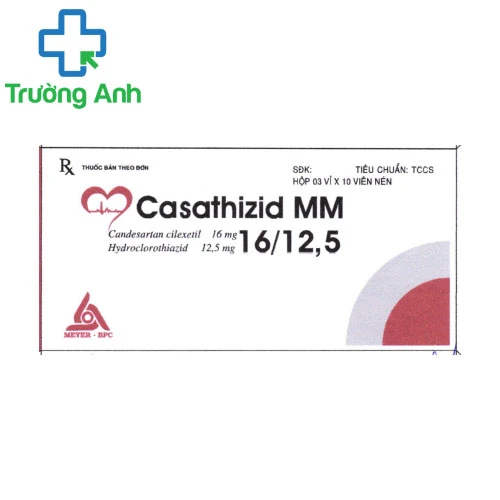 Casathizid MM 16/12,5 - Thuốc điều trị tăng huyết áp của BPC
