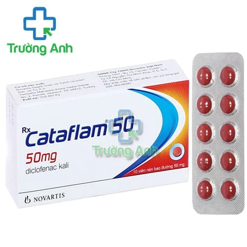 Cataflam 50mg Novartis - Thuốc giảm đau, kháng viêm của Thuỵ Sĩ