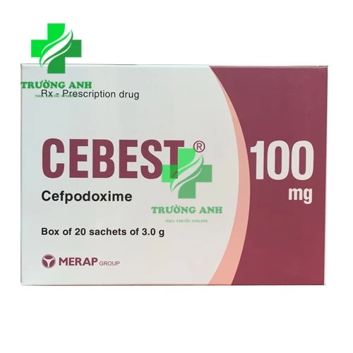 Cebest 100mg (Cốm) - Thuốc điều trị nhiễm khuẩn hiệu quả của Merap