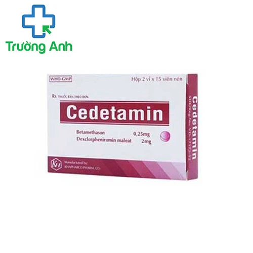 Cedetamin Khapharco - Thuốc chống dị ứng hiệu quả