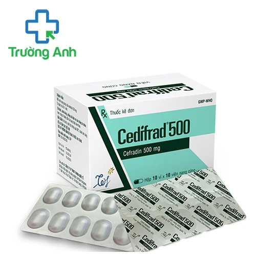 Cedifrad 500 - Thuốc điều trị nhiễm khuẩn hiệu quả