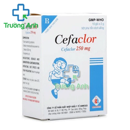 Cefaclor 250mg Domesco (bột) - Thuốc điều trị nhiễm khuẩn