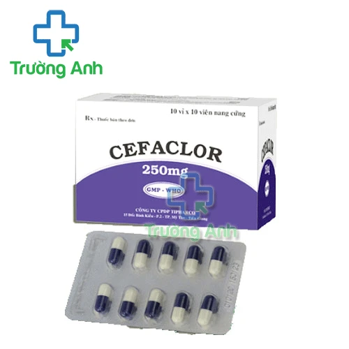 Cefaclor 250mg Tipharco - Thuốc điều trị nhiễm khuẩn hiệu quả
