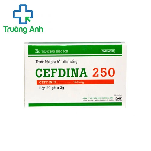 Cefdina 250 - Điều trị các bệnh nhiễm khuẩn hiệu quả