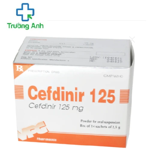 Cefdinir 125 Cửu Long - Thuốc điều trị nhiễm khuẩn hiệu quả