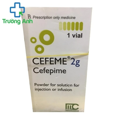 Cefeme 2g - Thuốc kháng khuẩn hiệu quả của Cyprus