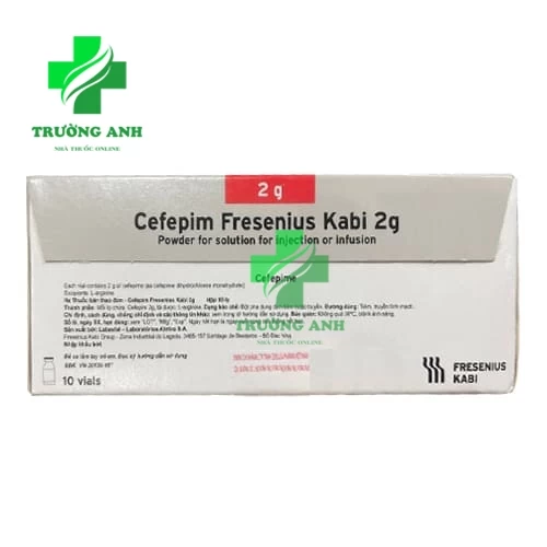 Cefepim Fresenius Kabi 2g - Thuốc điều trị nhiễm khuẩn nặng của Portugal