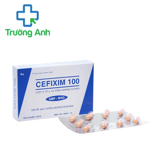 Cefixim 100 Tipharco - Thuốc kháng sinh điều trị nhiễm khuẩn