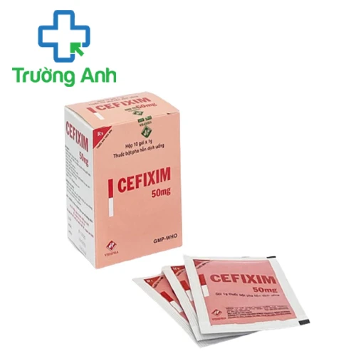 Cefixim 50mg Vidipha - Thuốc kháng sinh điều trị nhiễm khuẩn