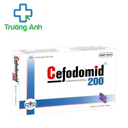 Cefodomid 200 DP Minh Dân - Thuốc điều trị bệnh do nhiễm khuẩn