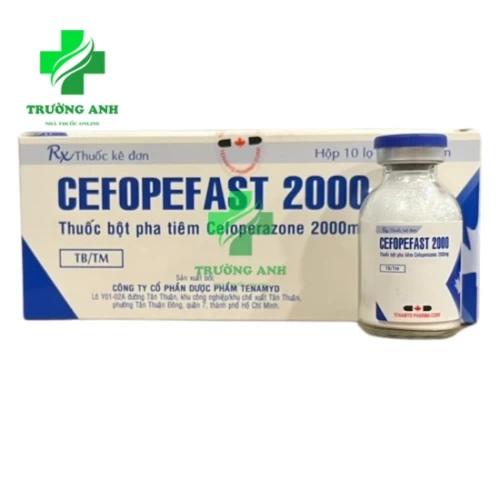 Cefopefast 2000 Tenamyd - Điều trị nhiễm khuẩn hiệu quả