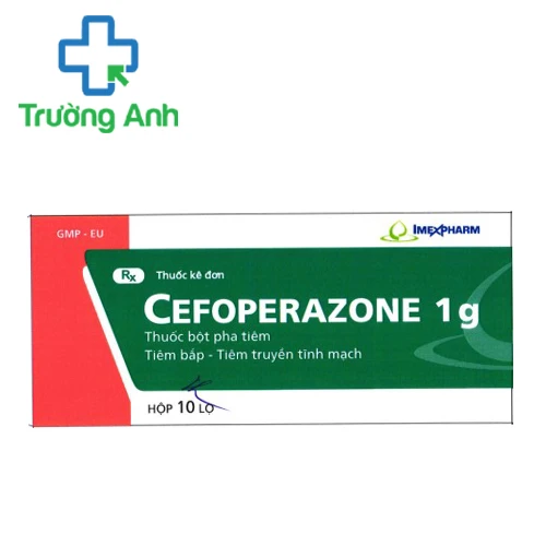 Cefoperazone 1g Imexpharm - Thuốc điều trị nhiễm khuẩn