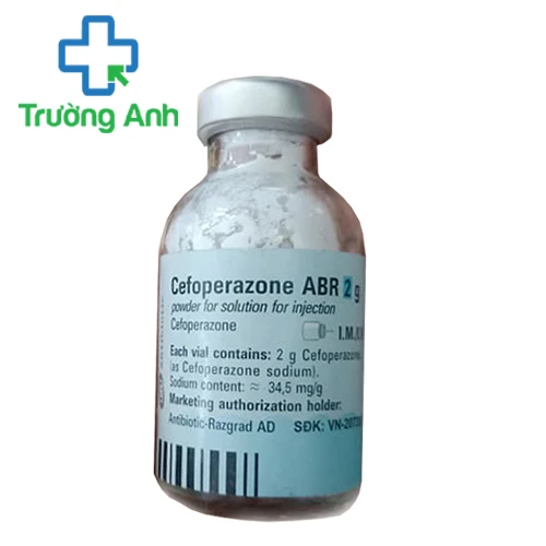 Cefoperazone ABR 2g powder for solution for injection - Thuốc điều trị bệnh do nhiễm khuẩn