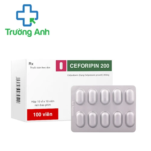 Ceforipin 200 - Thuốc điều trị bệnh nhiễm trùng của TV. Pharm
