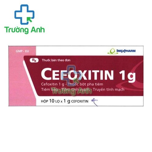 Cefoxitin 1g Imexpharm - Điều trị bệnh nhiễm khuẩn hiệu quả