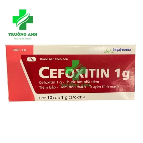 Cefoxitin 1g Imexpharm - Điều trị bệnh nhiễm khuẩn hiệu quả