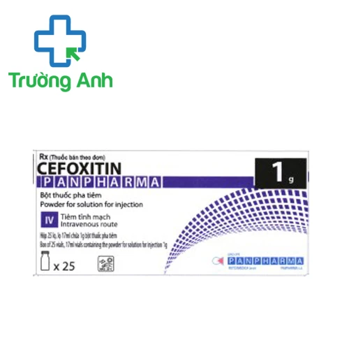 Cefoxitin Panpharma 1g - Thuốc điều trị bệnh nhiễm khuẩn của Pháp