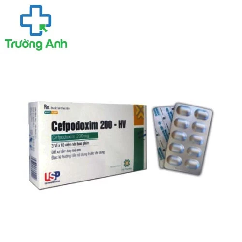 Cefpodoxim 200-HV - Điều trị nhiễm khuẩn hô hấp trên