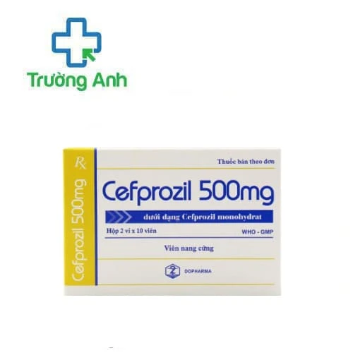 Cefprozil 500mg Dopharma (viên nén) - Điều trị các nhiễm khuẩn hô hấp
