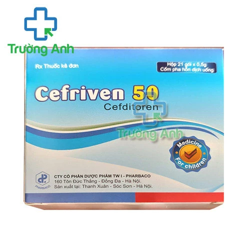 Cefriven 50 Pharbaco - Thuốc điều trị nhiêm khuẩn hiệu quả