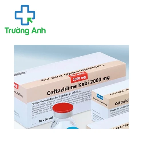 Ceftazidime Kabi 2g - Thuốc điều trị bệnh do nhiễm khuẩn