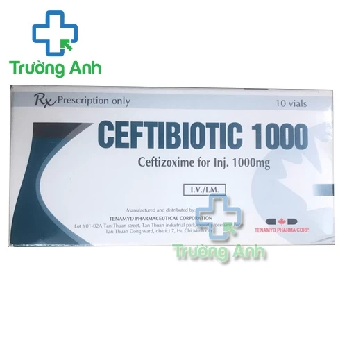 Ceftibiotic 1000 - Thuốc điều trị nhiễm trùng hiệu quả