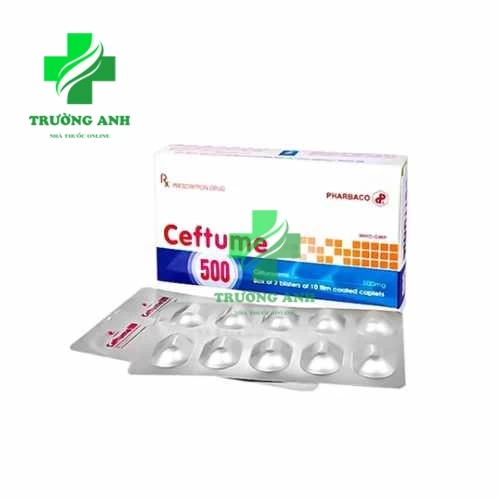 Ceftume 500mg - Thuốc điều trị nhiễm khuẩn của Pharbaco