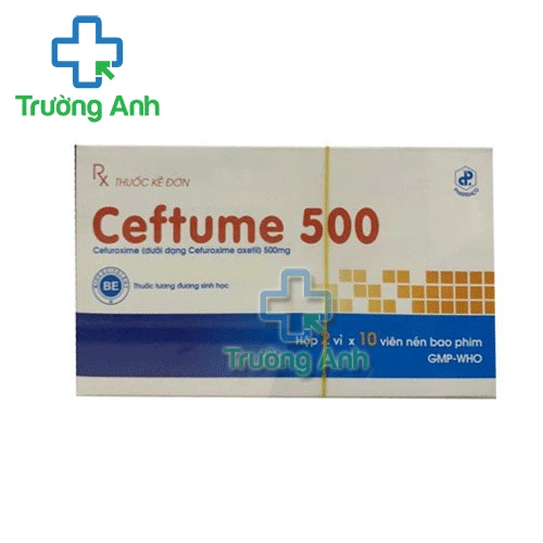 Ceftume 500mg - Thuốc điều trị nhiễm khuẩn của Pharbaco