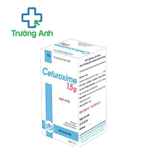 Cefuroxime 1,5g MD Pharco (tiêm) - Giúp điều trị nhiễm khuẩn