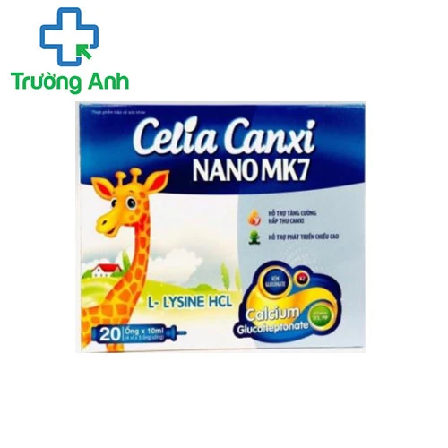 Celia Canxi Nano Mk7 - Bổ sung canxi, vitamin, khoáng chất cho trẻ