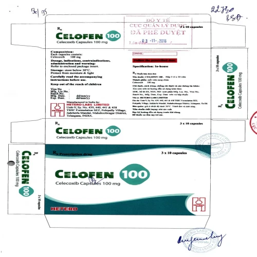 Celofen 100 - Thuốc điều trị triệu chứng viêm xương khớp của Ấn Độ