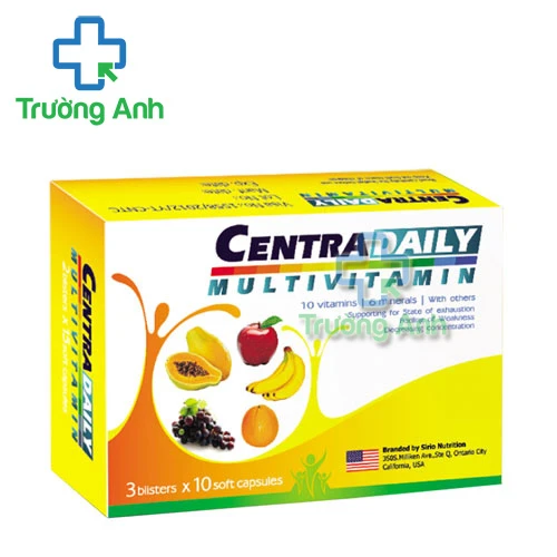 Centra Daily Sirio Pharma - Giúp giảm các triệu chứng mệt mỏi