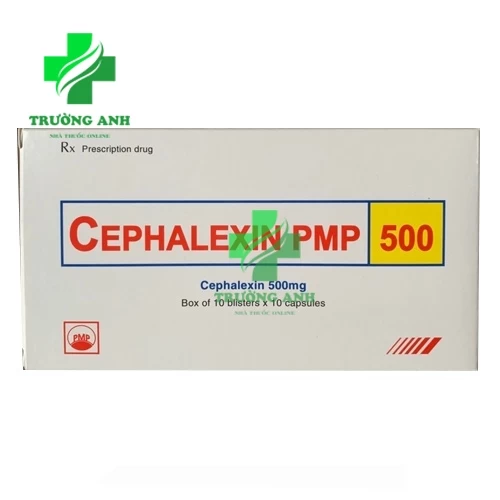 Cephalexin PMP 500 Pymepharco - Thuốc điều trị nhiễm khuẩn hiệu quả