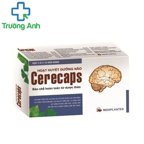 Cerecaps - Giúp hoạt huyết dưỡng não hiệu quả của Mediplantex