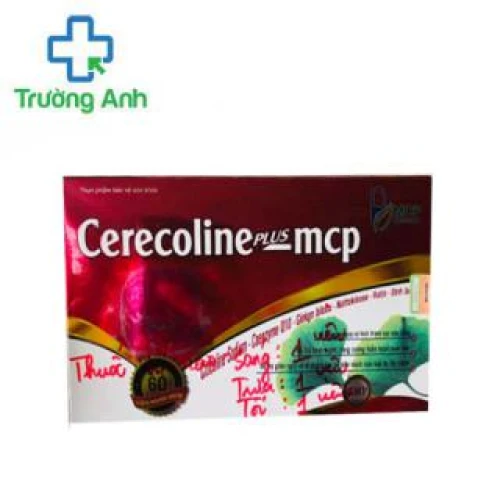 Cerecoline Plus - MCP - Giúp tăng cường tuần hoàn máu lên não