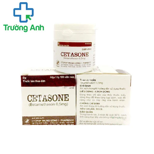 Cetasone - Thuốc chống viêm, dị ứng hiệu quả của Pharbaco