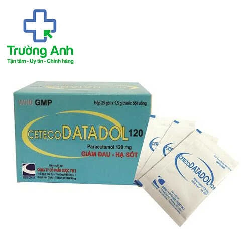 Ceteco datadol 120 - Thuốc giảm đau, hạ sốt của Công ty cổ phần Dược TW3