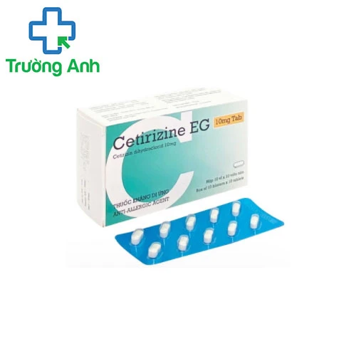 Cetirizine EG 10mg Tab - Điều trị viêm mũi dị ứng của Pymepharco
