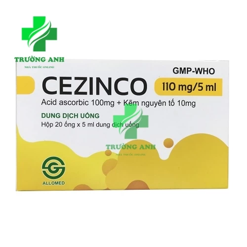 Cezinco Allomed - Phòng và điều trị thiếu vitamin C