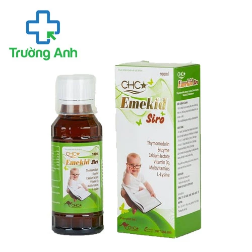 CHC Emekid Siro (chai 100ml) - Hỗ trợ cải thiện chứng biếng ăn