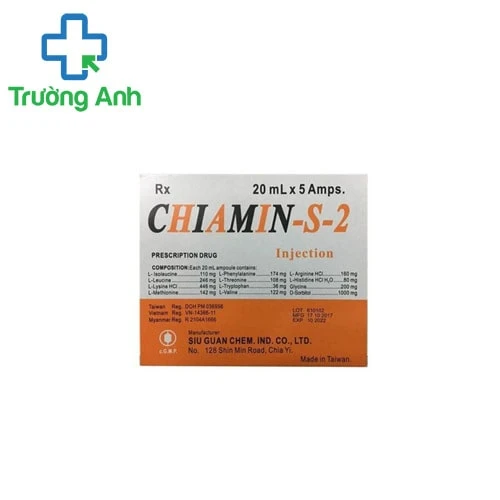 Chiamin-S-2 Injection - Giúp bổ sung các dưỡng chất cho cơ thể hiệu quả