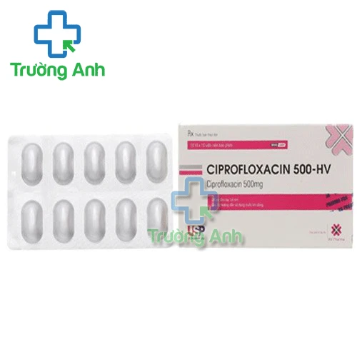 Ciprofloxacin 500-HV USP - Thuốc điều trị nhiễm khuẩn nặng