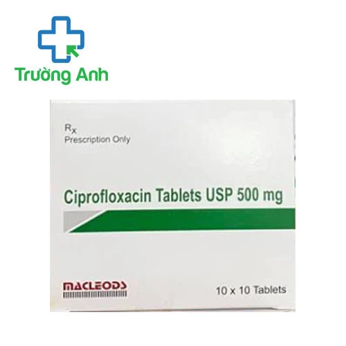 Ciprofloxacin Tablets USP 500mg Macleods - Điều trị nhiễm khuẩn hiệu quả
