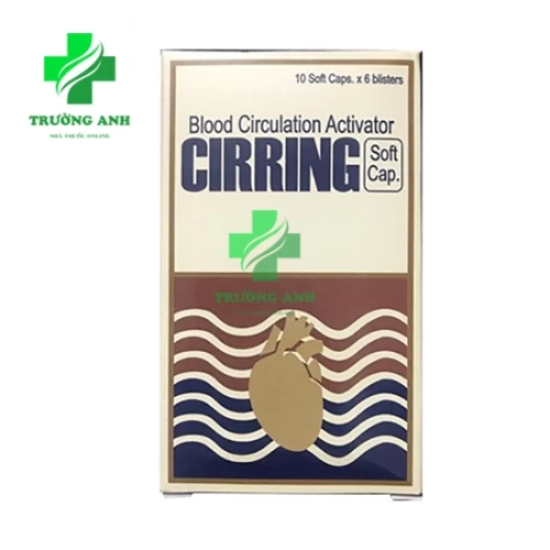 Cirring - Điều trị chóng mặt, mệt mỏi, ù tai, nhức đầu hiệu quả