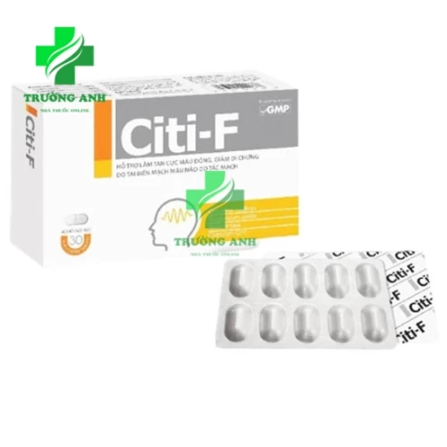 Citi-F - Hỗ trợ điều trị tai biến mạch máu não hiệu quả