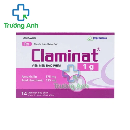 Claminat 1g - Thuốc điều trị nhiễm khuẩn nặng